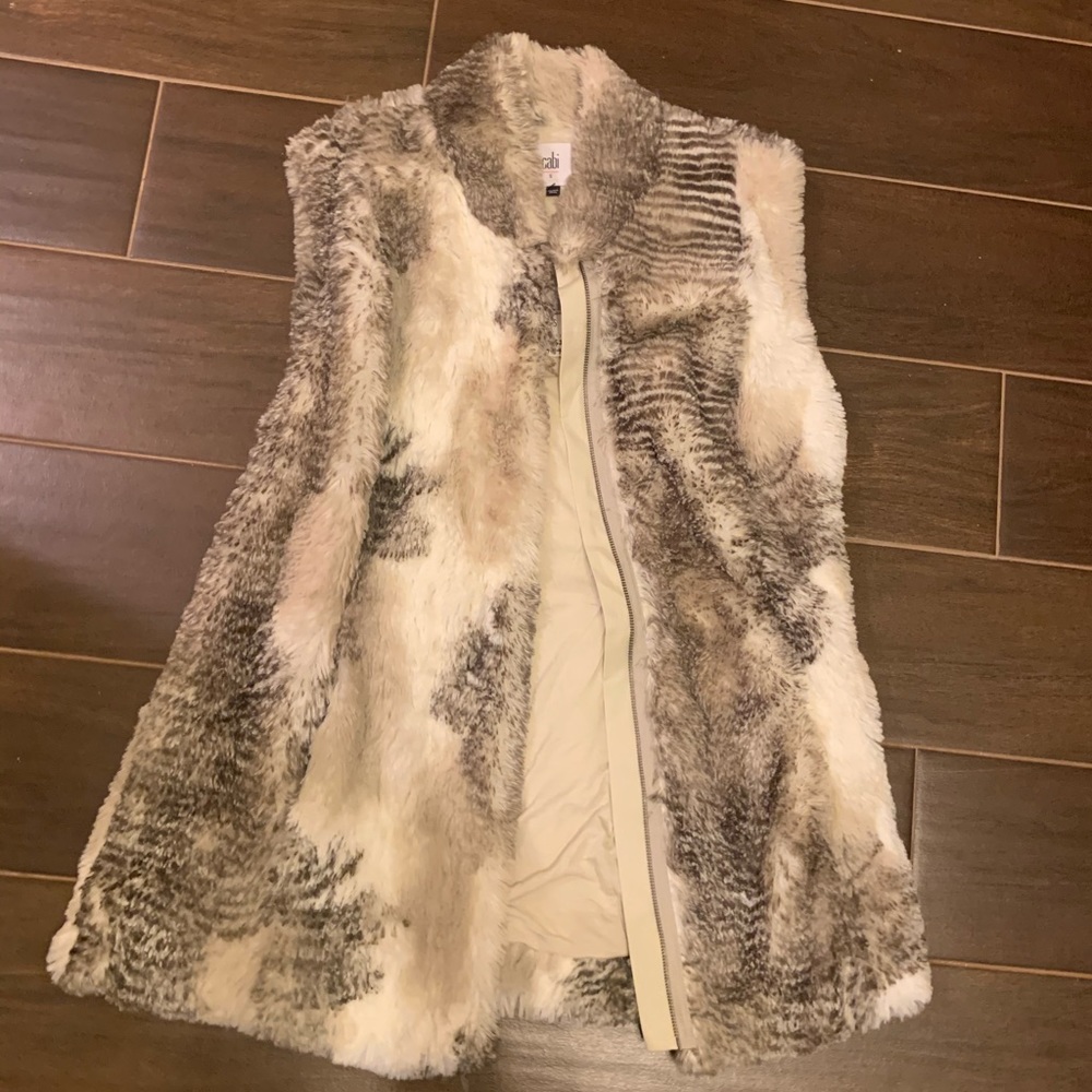 FAUX FUR VEST